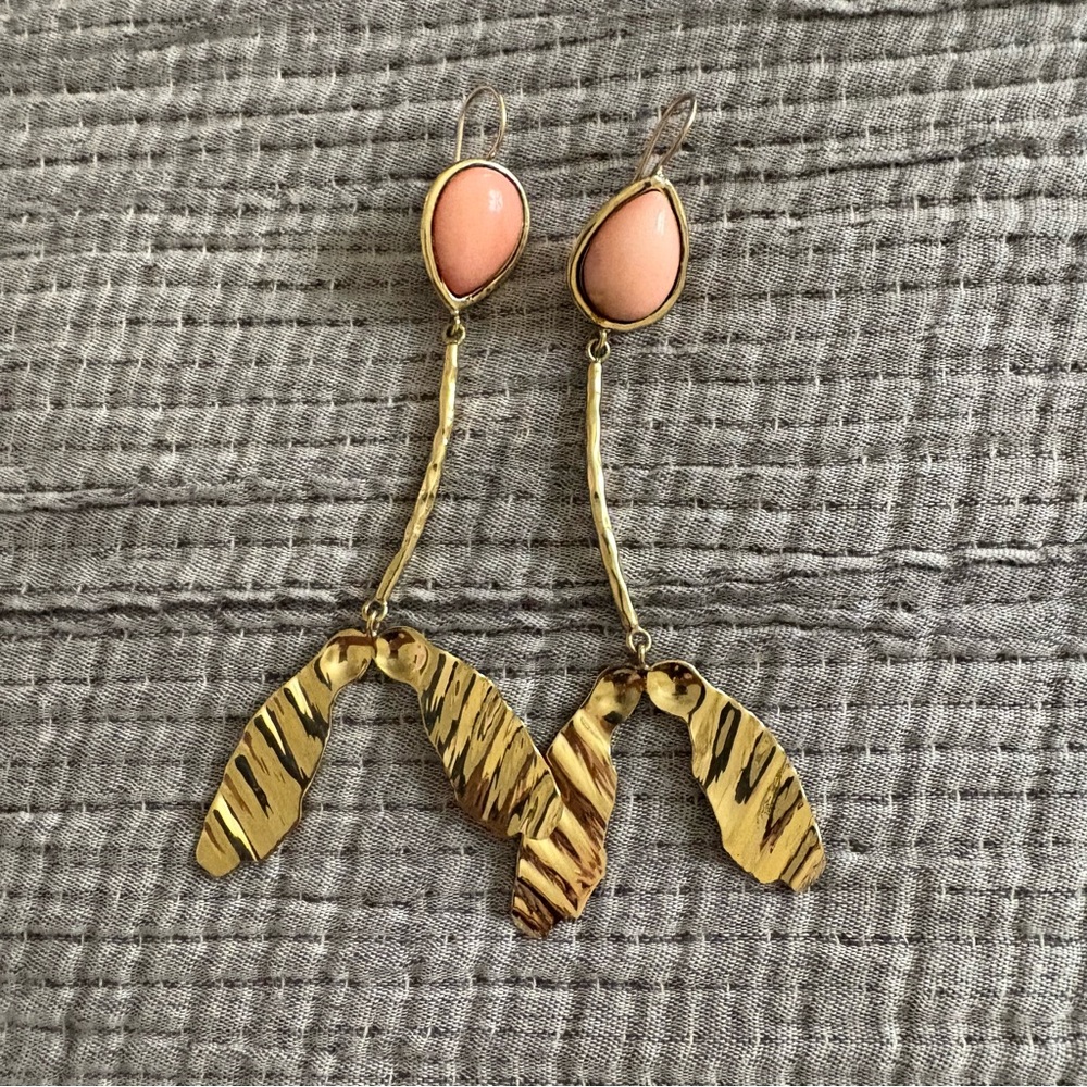Ulla Johnson Maple Seed Drop Earrings